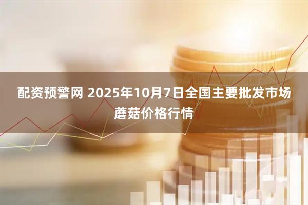 配资预警网 2025年10月7日全国主要批发市场蘑菇价格行情