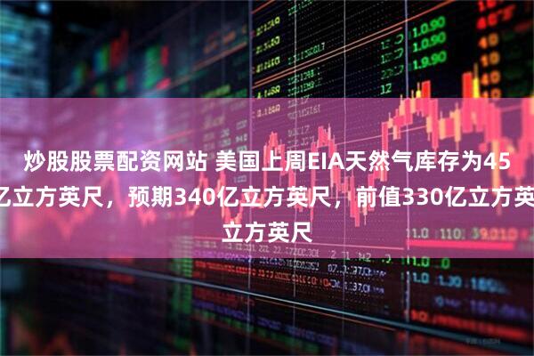 炒股股票配资网站 美国上周EIA天然气库存为450亿立方英尺，预期340亿立方英尺，前值330亿立方英尺
