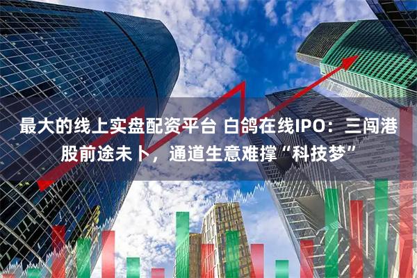 最大的线上实盘配资平台 白鸽在线IPO：三闯港股前途未卜，通道生意难撑“科技梦”